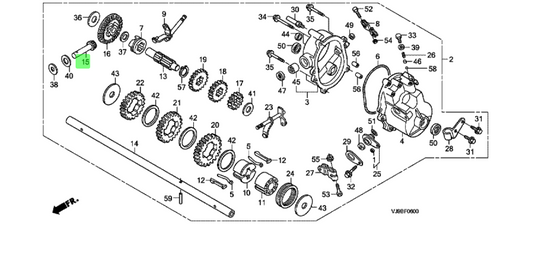 PINION-BEVEL #23322VK3B10