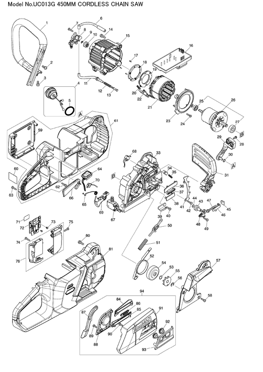 Makita Tension Slide UC013G