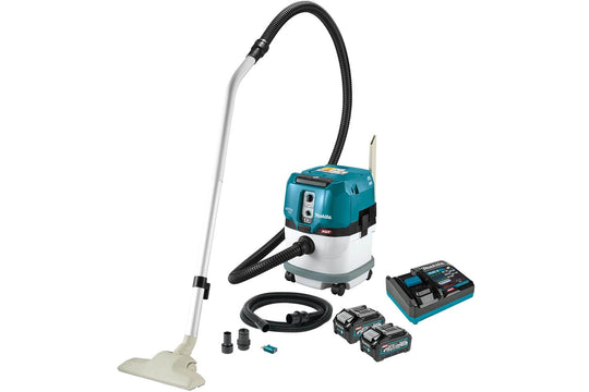 Makita Vc004Glz03 40Vmax Xgt Brushless 15L Aws Hepa Dust Extraction Vacuum - Kit