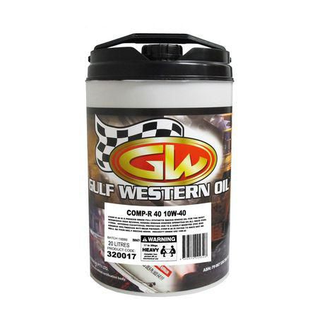 Gulf Western Comp-R 40 10W-40 Zinc-Enhanced Engine Oil - 20L