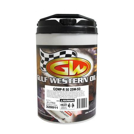 Gulf Western Comp-R 50 25W-50 Zinc-Enhanced Engine Oil - 20L