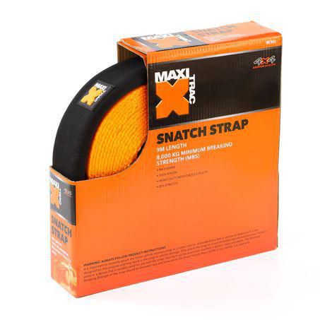 MTSS1 – MaxiTrac Snatch Strap – 8 000 kg, 9 metre
