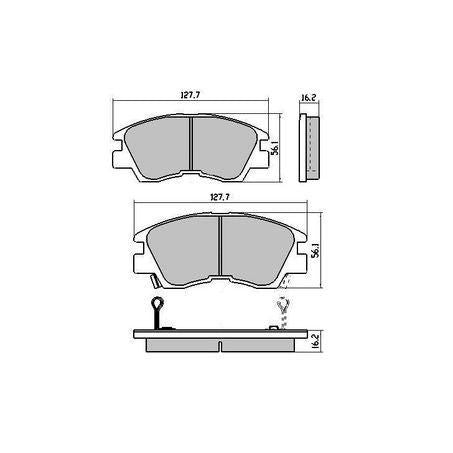 RDA Phantom Ceramic Brake Pad Set – RDC1113 – Fits Mitsubishi