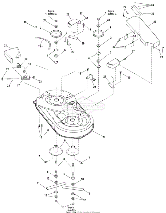 1737534AYP BLADE, MOWER, 38"