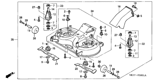 Flange Assembly Left HF2417