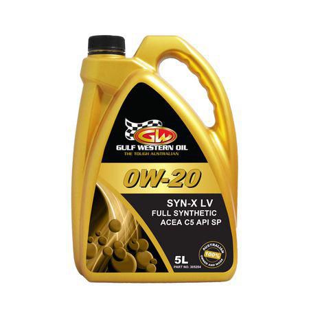 Gulf Western SYN-X LV 0W-20 Engine Oil 5L