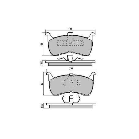 RDA Phantom Ceramic Front Brake Pad Set RDC1108
