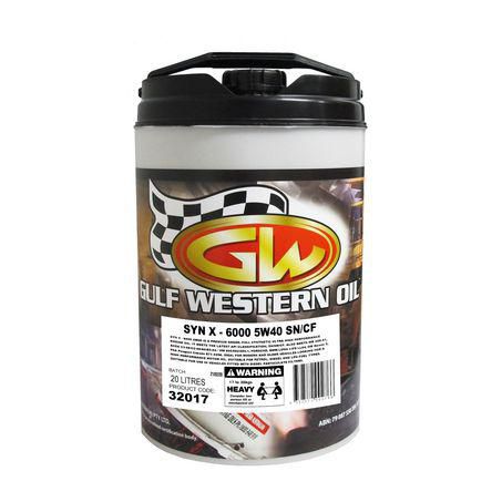 Gulf Western Syn-X 6000 5W-40 Engine Oil - 20L