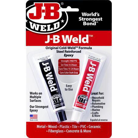 JB Weld Original Cold Weld Epoxy Adhesive Twin Pack 28.4g each