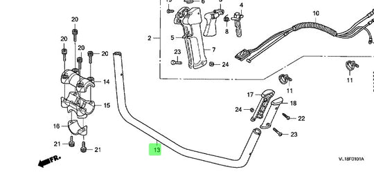 Handle Umk435 Bull Handle #53111Vl1003