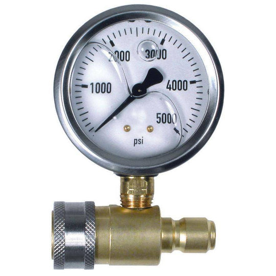 5000Psi Quick Connect In-Line Gauge Kit