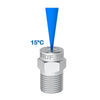 15° Chiselling Stainless Steel Fan Nozzle - Bar-Nozzle (Screw In)-SES Direct Ltd