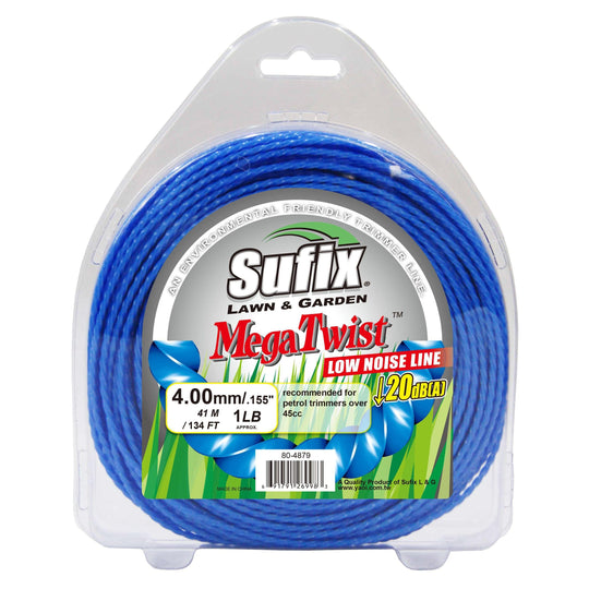 Sufix Megatwist Nylon 1Lb Clamshell .130 (3.3Mm)
