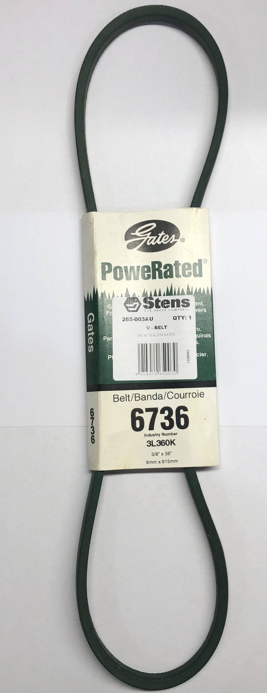 Victa / Masport Drive Belt 3/8" X 36" (Gates Version)