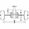 Hd Flat Idler Pulley C/Cadet 756-0542-Pulley-SES Direct Ltd