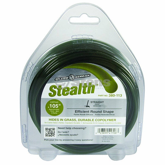 Trimmer Line Stealth .105"(2.7Mm) 1/2 Lb.
