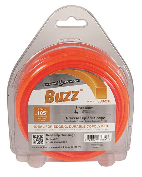 Trimmer Line Buzz .105" (2.7Mm) 1/2 Lb.