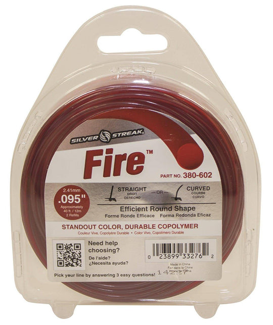 Trimmer Line Fire .095" (2.4Mm) 40' (12M)
