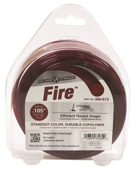 Trimmer Line Fire .105"(2.7Mm) 1/2 Lb.
