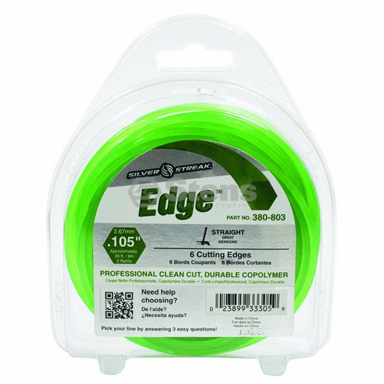 Trimmer Line Edge .105" (2.7Mm) 30' (9M)