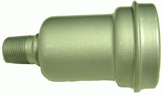 B&S #393010 Muffler 5-8Hp Horiz  Lo-Tone