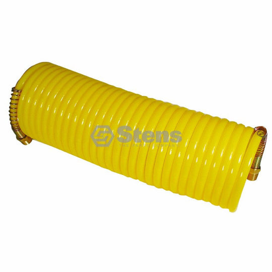 Coiled Nylon Air Hose 1/4"X25'