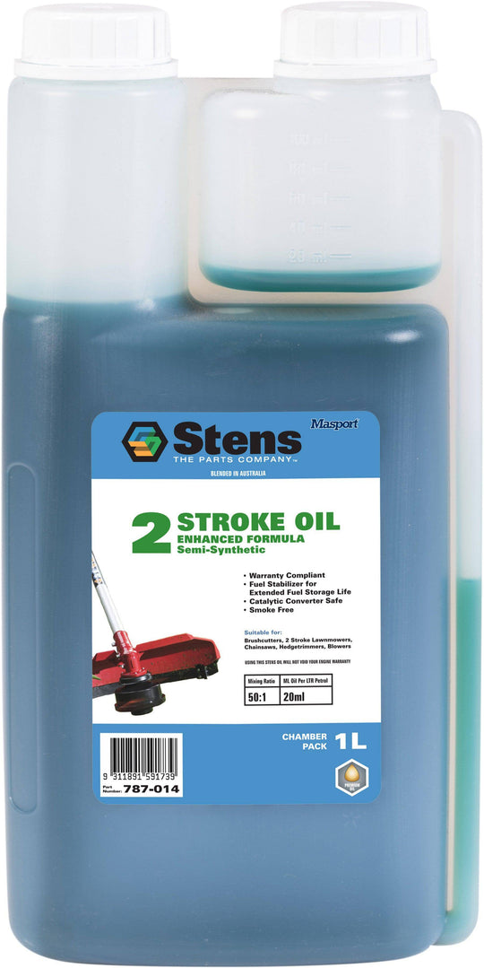 Stens 2-Stroke Oil - 1Lt Chamber Pack