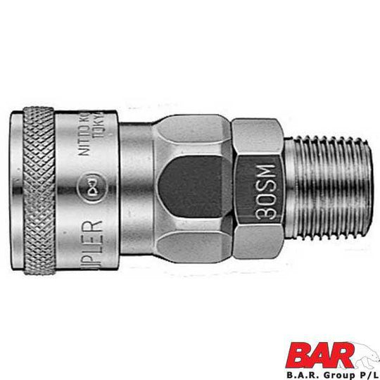 Nitto Style Coupler X 1/2" Mbsp - 40Sm
