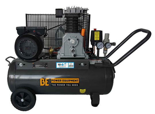 Be 50 Litre Professional Belt Drive Air Compressor - 280L/Min Fad