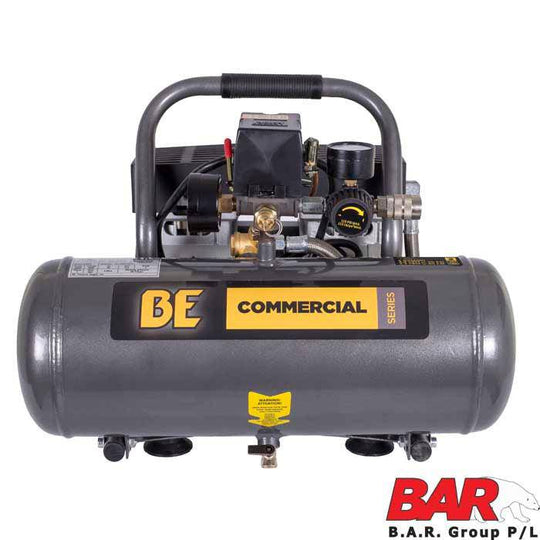 Be Commercial 7.5 Litre Oil Free Quiet Air Compressor - 65L/Min Fad