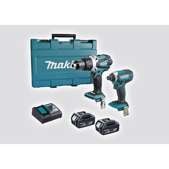 Makita 18V Cordless 2Pc Drill Driver / Impact Driver Kit