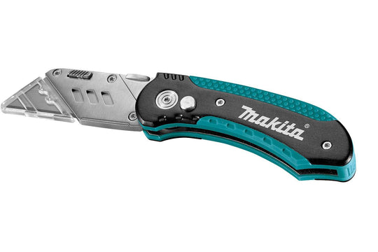 Makita - Quick Change Folding Utility Knife With 10-Pc Blades