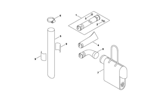 Genuine Echo Suction Pipe  #E180000020_Aac