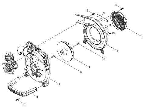 Shindaiwa Eb221S Fan,Blower Kit #P021046460_Aac