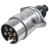 4911Bulk - Hella Trailer Plug 7 Pin Round Large - Metal-Trailer Plug-SES Direct Ltd