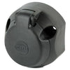4901Nz - Hella Trailer Socket 7 Pin Round Large - Plastic - Nz Hella Option-Trailer Plug-SES Direct Ltd