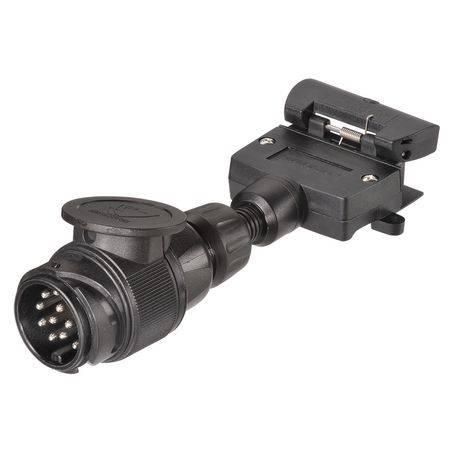 82285Bl - Narva Trailer Socket 13 Pin Euro Round - 7 Pin Flat