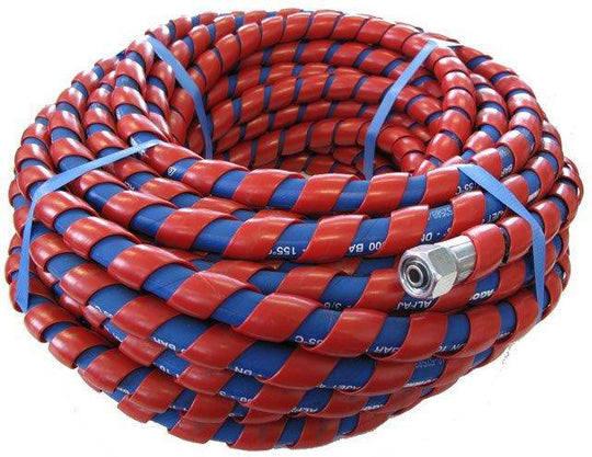 Spiral Wrapped Hose (Red) - 10M