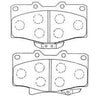 Ultra Disc Pads (4 Pads) - Db1346 - Toyota 4 Runner F 93-96-Brake Pads-SES Direct Ltd