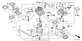 Honda Carburetor Assembly – 16100-ZF6-F42 (OEM, BE87Q B/C)