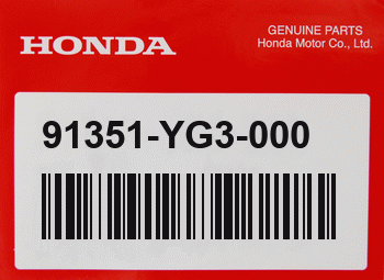 Genuine Honda O-Ring 217.5 X 3.5 #91351Yg3000