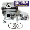 Meteor Stihl 044, Ms440 Cylinder And Piston Assembly 50Mm - 12Mm Pin (Aftermarket)-Cylinder kits-SES Direct Ltd