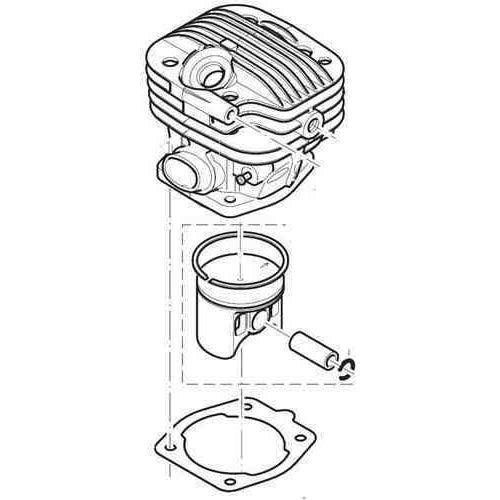 Makita Cylinder & Piston Dcs4630